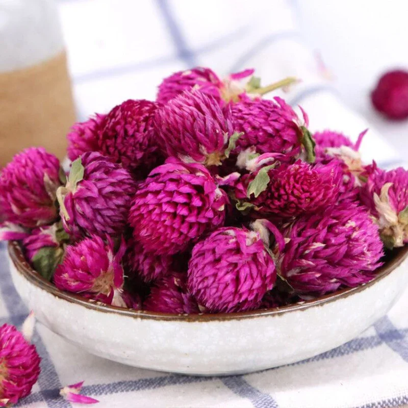 

Dried Gomphrena Globosa Flower Natural Globe Amaranth Flower For Jewellery Flowers DIY Sachets Making Decoration Accessories