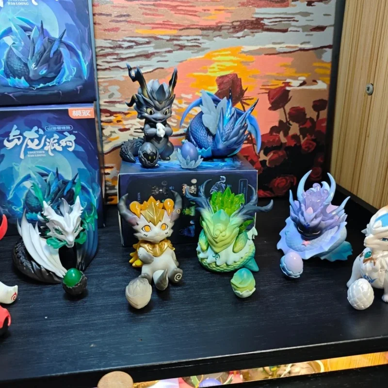 Classic Of Mountains And Rivers Together With Loong Series Blind Box Loong Action Figures Mystery Box Collect Model Toy Kid Gift - Image 5