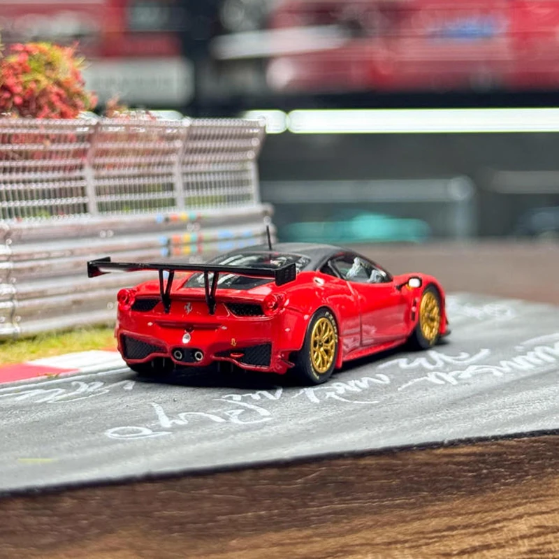 TW Tarmac Works Schaal 1:64 458 Italia GT3 Legering Model Auto Statische Collectie Versierd Vakantie Geschenken Speelgoed