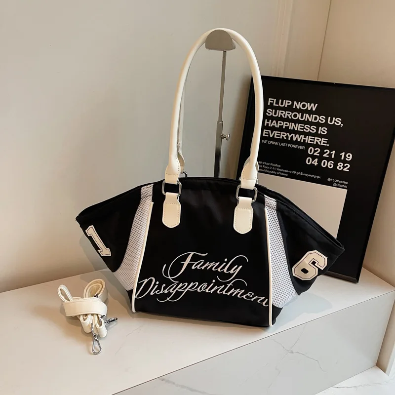 

Women Tote Bag Fashion Underarm Pouch Large Capacity Soft Letter Shoulder Bag Designer Crossbody Bag Casual Portable Bowling Bag