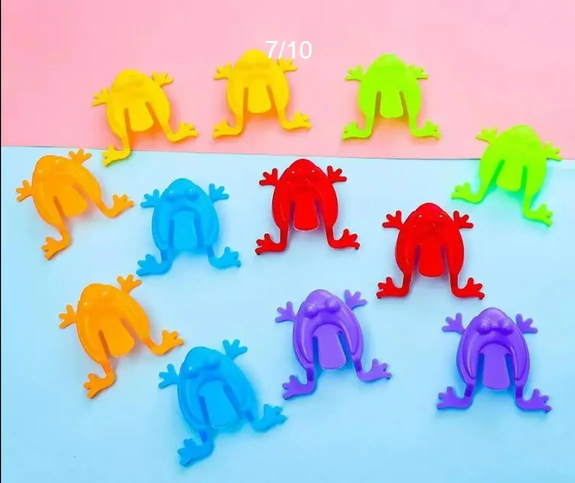 20 Pcs/Lot Mini Jumping Frogs Parent Child Interaction Jump Frog Kids Toy Toys For Children Gift Prize Giveaway Funny Home Game