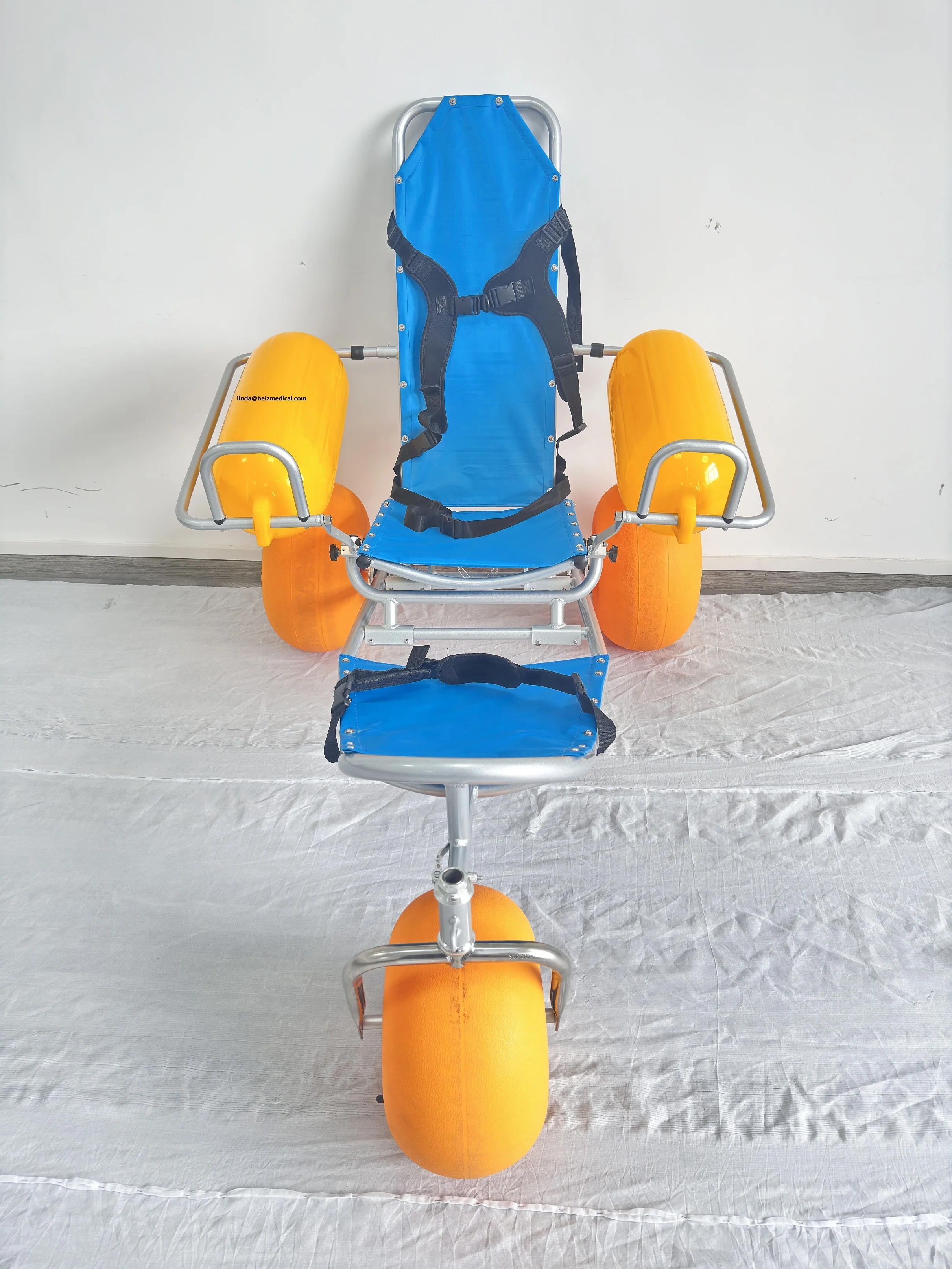 Water Floating Beach  move around on sand floating armrests and three wheels float safely in calm waters