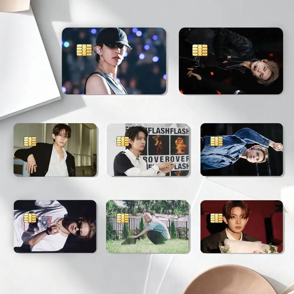 

H-Heeseung L-Lee V-Vocal King Stickers Credit Debit Card Film Skin Sticker Credit Card Skin Stickers For Bank Card Bus Metro
