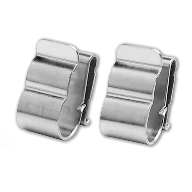 ABFN-100PCS Зажим для фотоэлектрического кабеля Зажим для шнура Нержавеющая сталь 304 Зажим для солнечного кабеля Зажим для кабеля солнечной панели