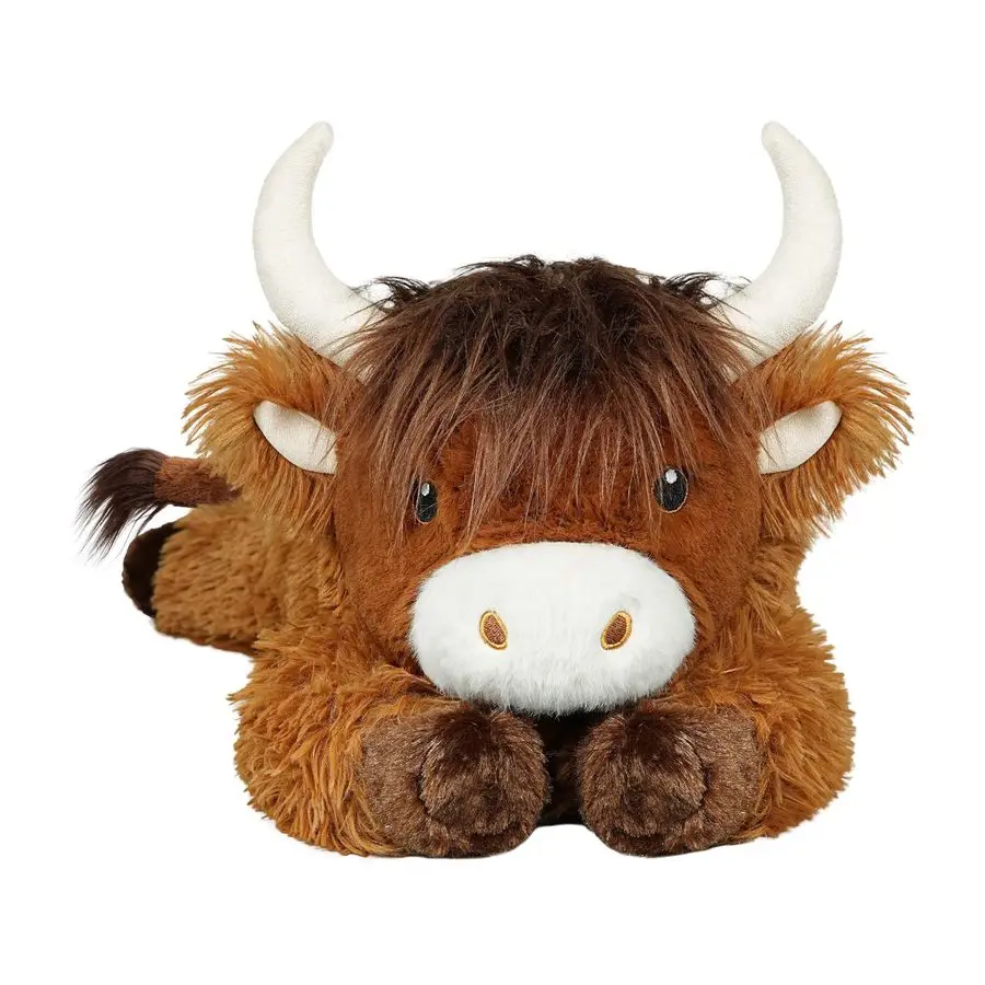 

4 lbs Weighted Stuffed Animals, Cute Highland Cow Stuffed AnimalsWeighted Cow Plush Toy Gifts for Kids,Adults,Boys and Girls 21i