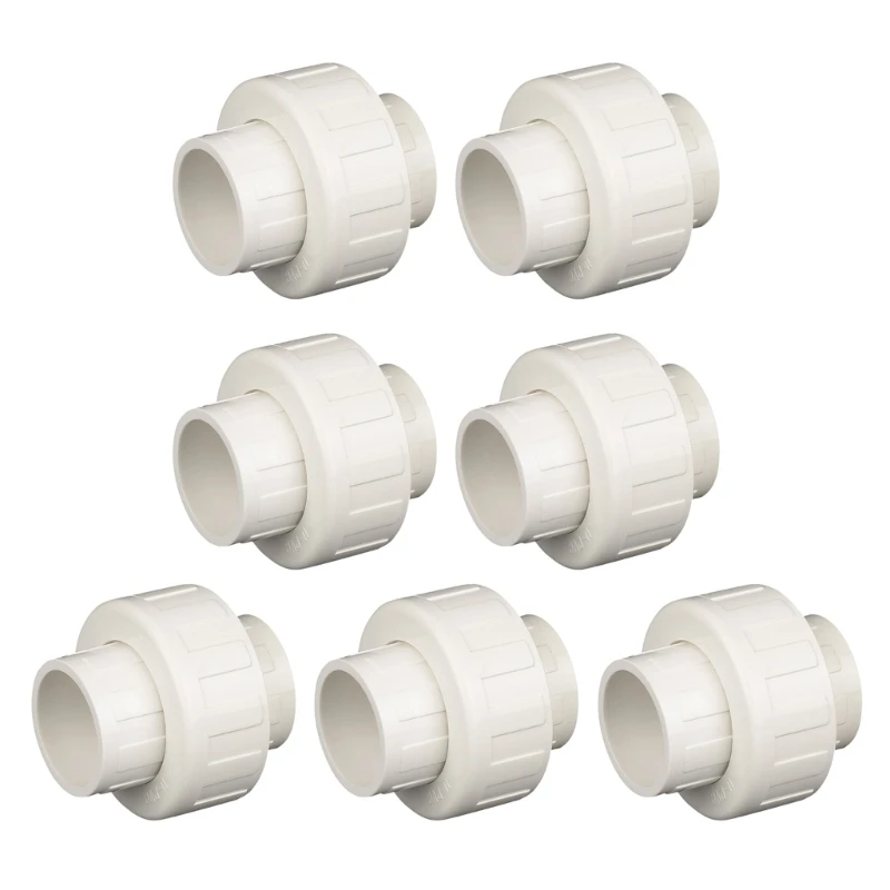 10pcs Practical PVC Connectors 5.08 Socket to Socket Conveninet Accessory for Craft Plumbing and Repair Tasks