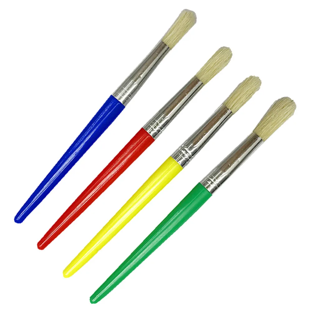 4 pcs Set Painting Brush Watercolor Art Halloween Christmas New Year Paint Brush Set Paint Brushes Set Premium