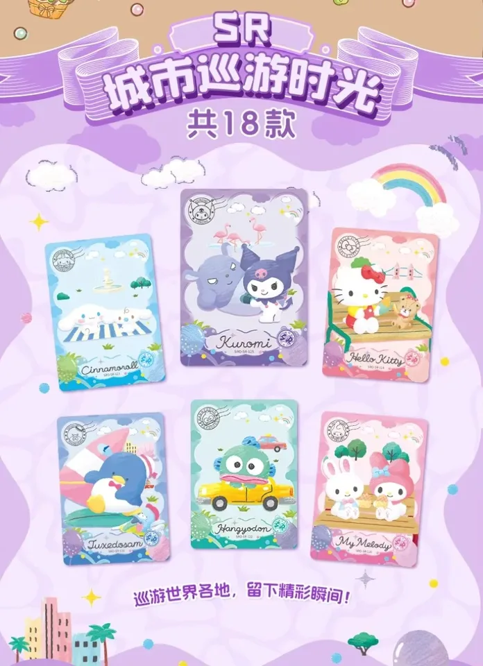 Genuine Sanrio Card Polaroid Sanrio Family Coolomi Life Diary