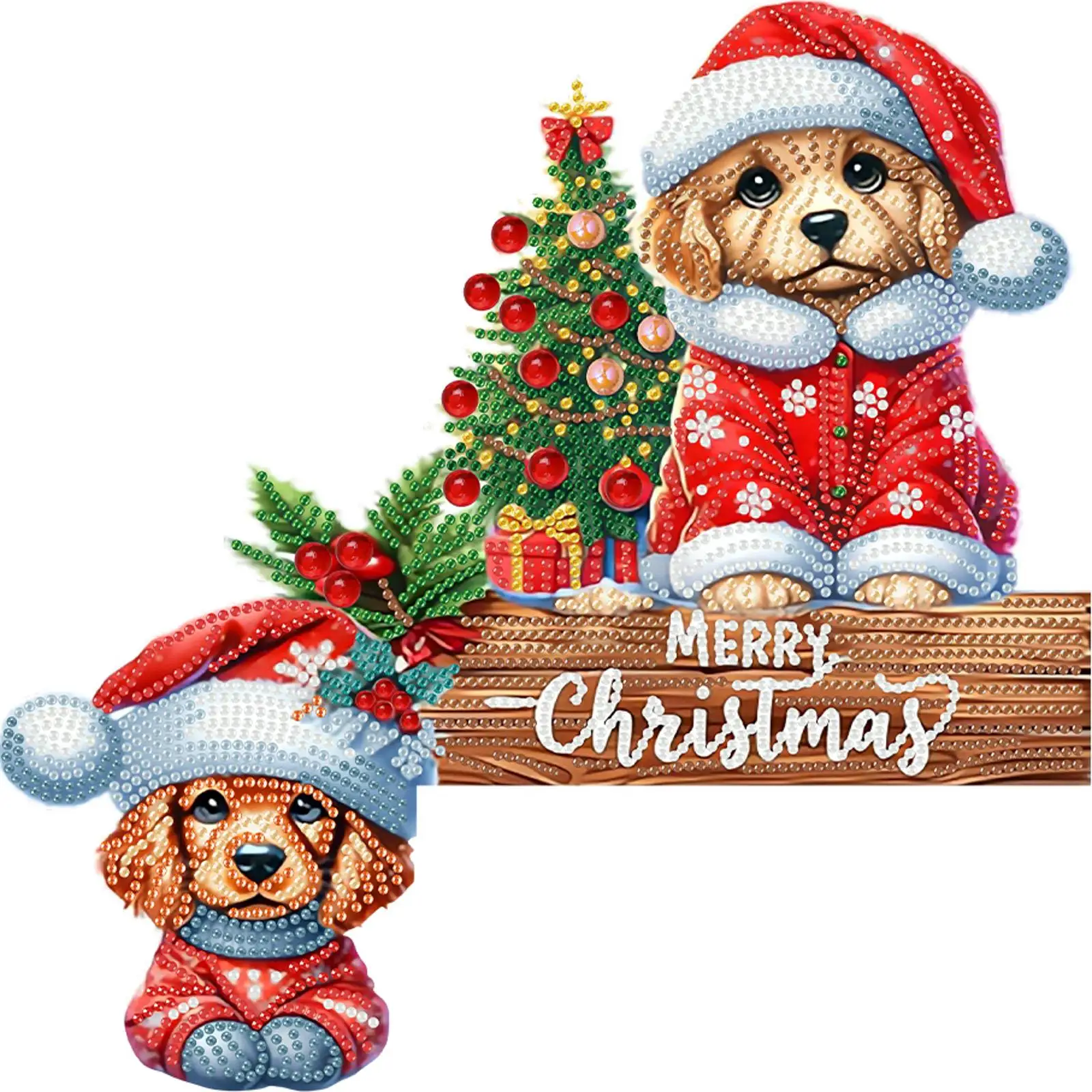 

DIY Рождественская алмазная художественная дверная рама, украшение, частичная дрель, дверная рама, подвесной декор, декоративная деревянная дверная подвеска для домашнего офиса