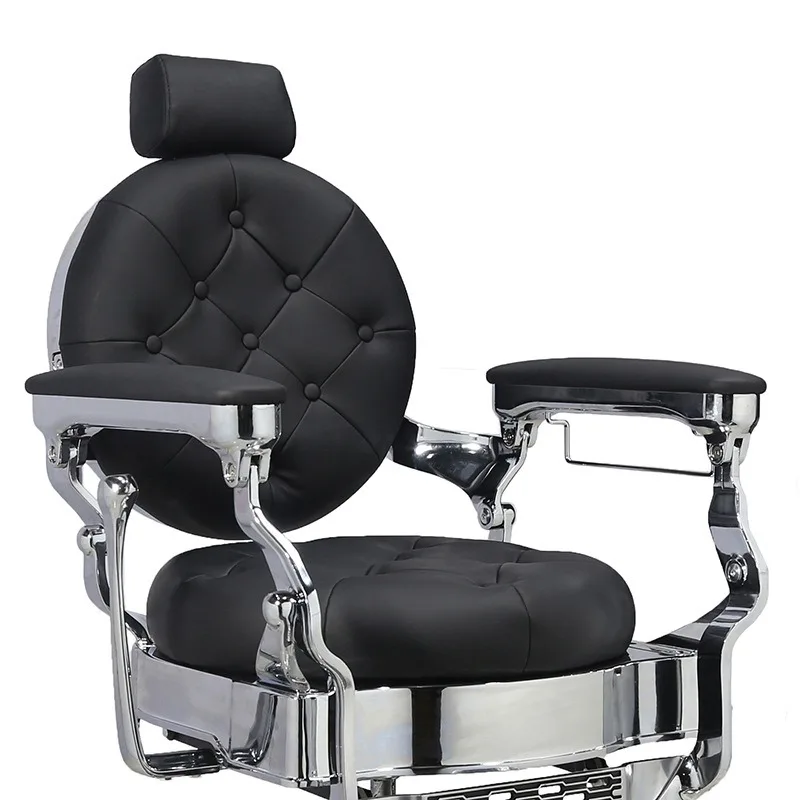 Oil Head Hair Salon Chair, Retro Barber Chair Men's Cutting Chair Barber , Shave and Shave DK-88048