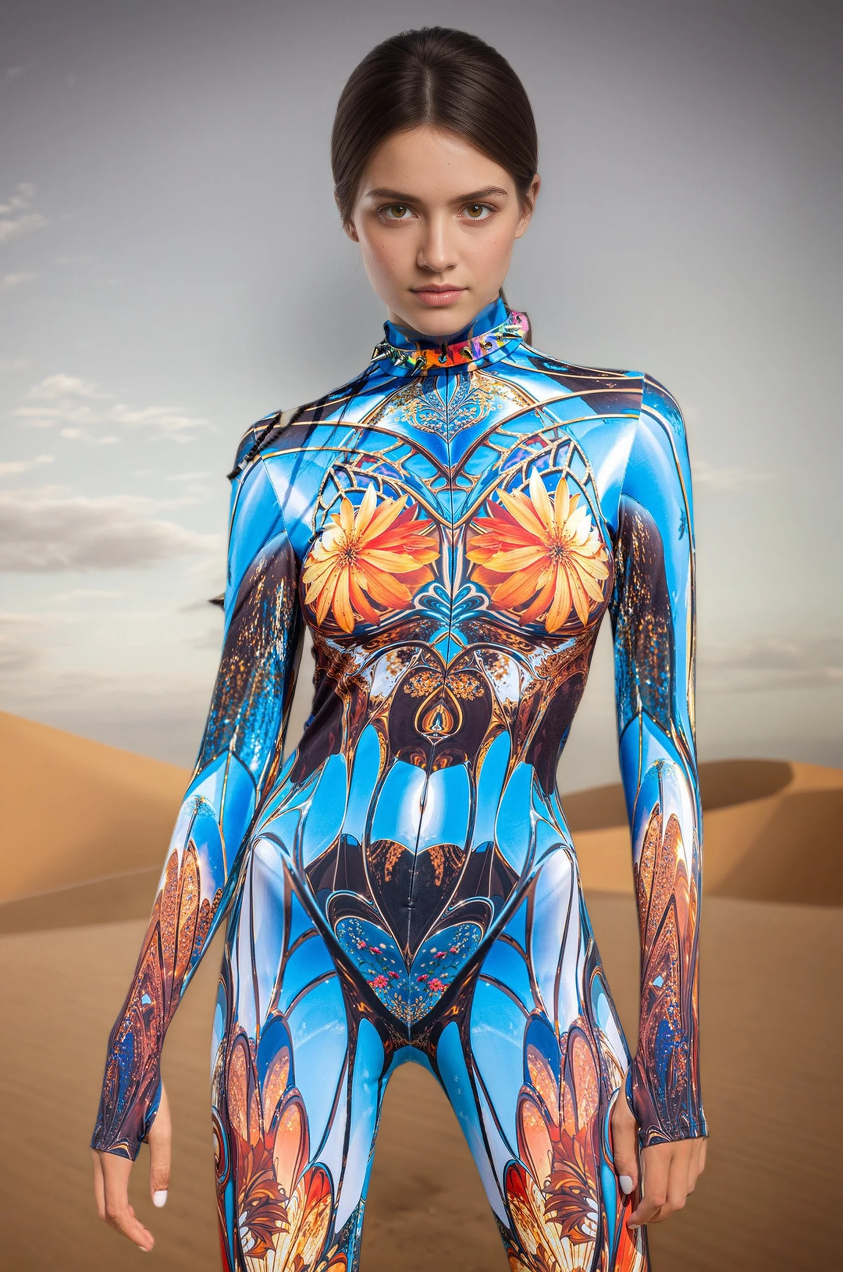 Halloween-Party Bunt Bedruckter Mechanischer Jumpsuit für Paare Cosplay-Kostüm Bodysuits Rompers Aerial Yoga Anzug 2026 – Detail 8
