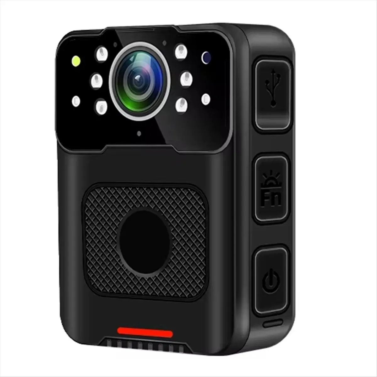 #(Upgraded)Waterproof Small Body Camera 1080P File Encryption Infrared Night Vision Cam Mini Bodycam Law Enforcement DVR EU Plug