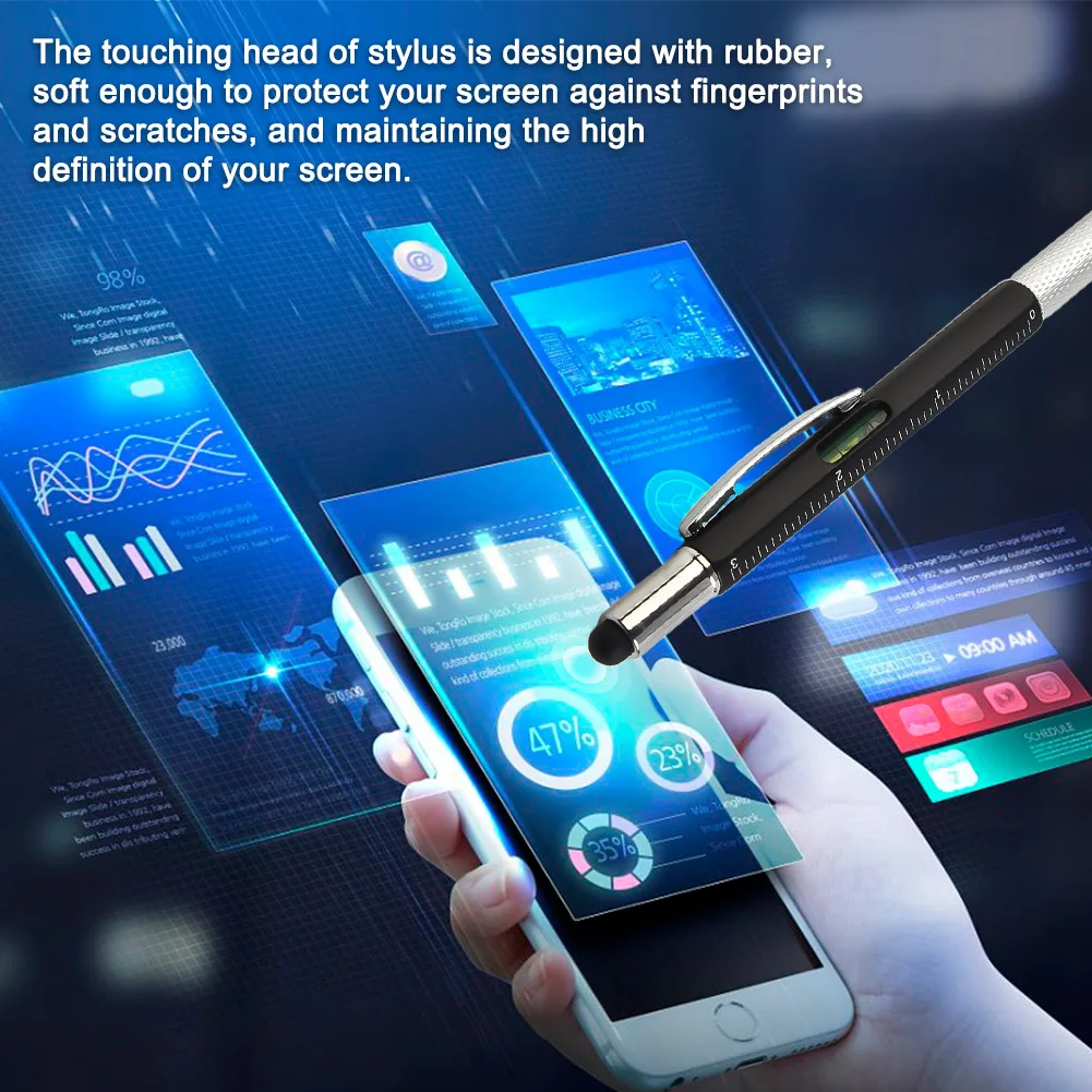 High Sensitivity For Business Screwdriver Ballpoint Pen A Screwdriver Touch Screen Stylus Ballpoint Pen Cm Ruler