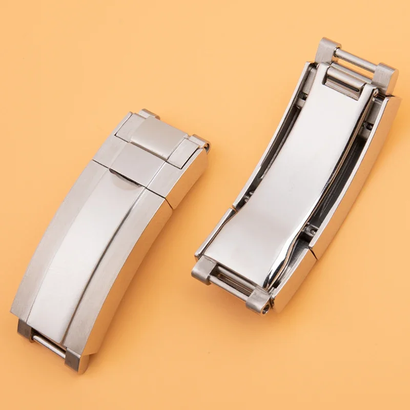 9x9mm Edelstahl Development Slider Schnalle Schraube Glide Lock für Rolex Strap Submariner Oysterflex Daytona GMT Uhrenarmband