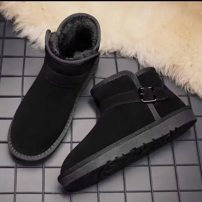 Male Shoes Winter Warm Comfortable Men's Snow Boots Offer High Quality Size 45 Hot Selling Classic In Promotion Footwear 44 Y2k