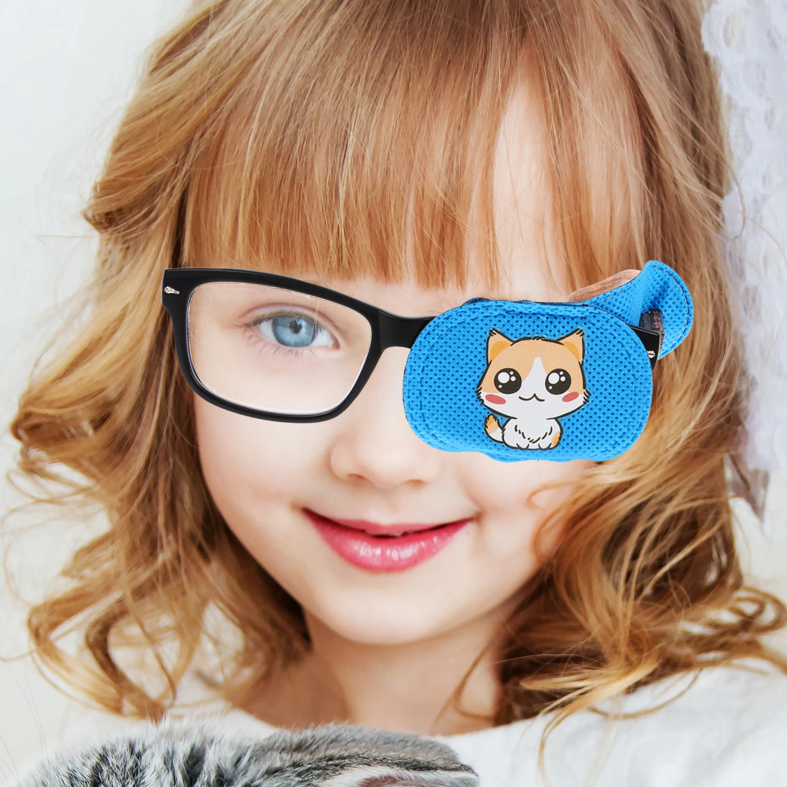 

6 Pcs Eye Patches for Kids Correction Mask Reusable Eyepatch Breathable Lazy Colorful Child
