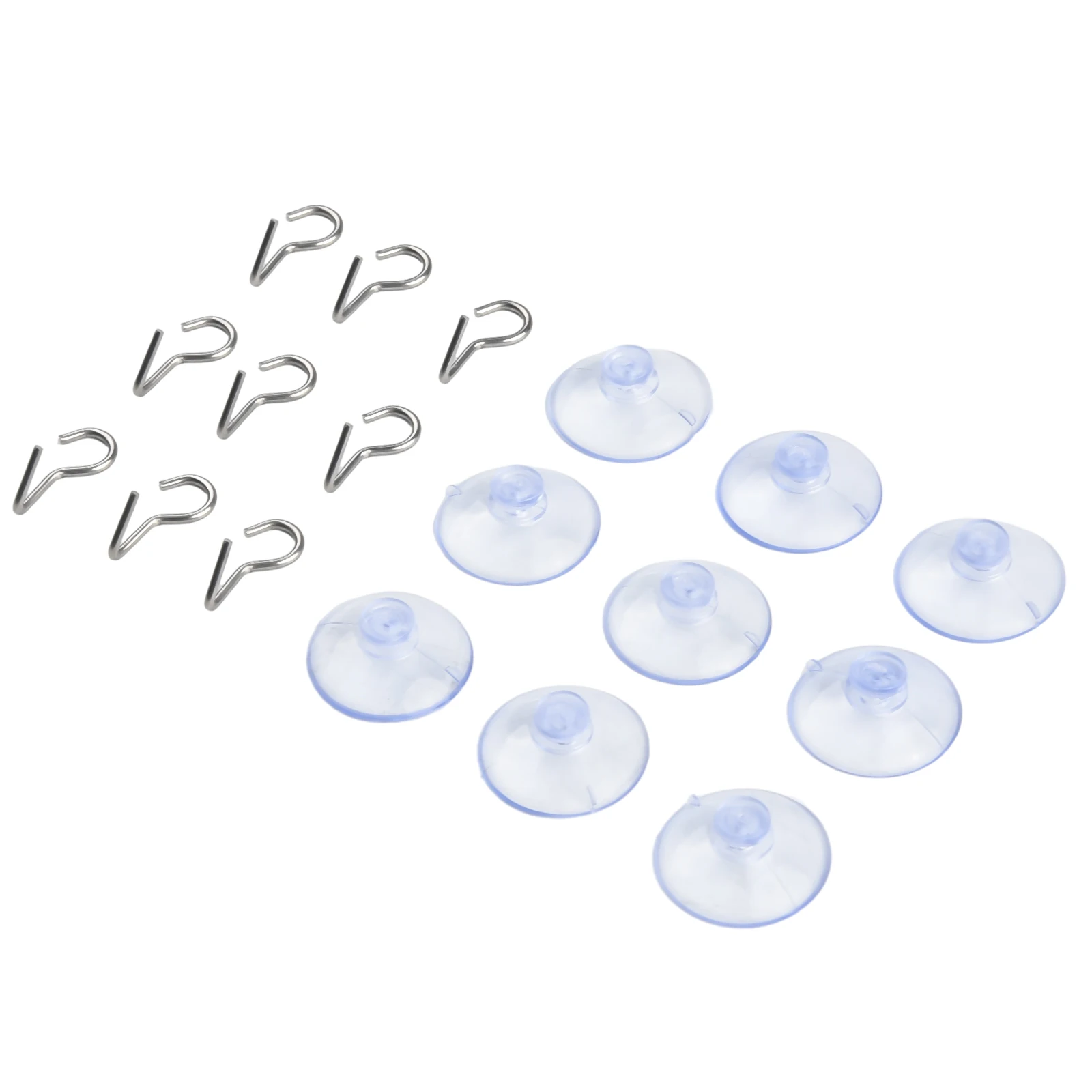 

20PCS Casement Suction Cups With Metal Hooks Hanger Hanging Hook Sucker Cup 25mm Easy To Install And Reliable To Use