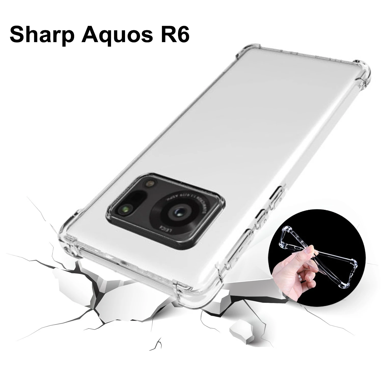 Для Sharp Aquos R6 Чехол на воздушной подушке Противоударная прозрачная подушка безопасности Силиконовая задняя крышка из ТПУ Мягкий чехол для телефона Sharp Aquos R6 AquosR6 Для Sharp Aquos R6 Чехол на воздушной подушке Противоударная прозрачная подушка безопасности Силиконовая задняя крышка из ТПУ Мягкий чехол для телефона Sharp Aquos R6 AquosR6