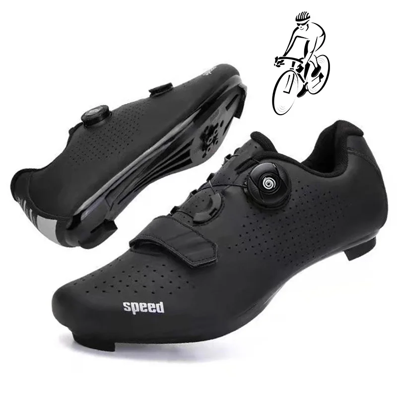 Men Cycling Sneaker Mtb Women Flat Mountain Bike Shoes SPD Route Cleats for Shimano Road Bike Speed Sneaker Dirt Bicycle Shoes