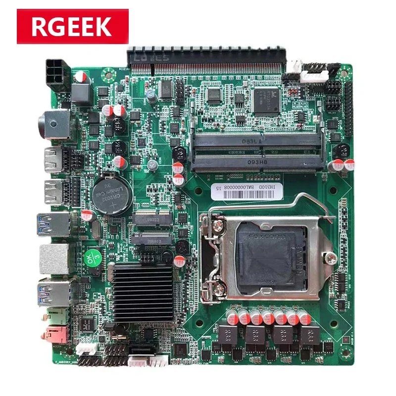 H310 LGA1151 SATA3.0 M.2 PCI-E 16X HD VGA DDR4 USB3.0 Gigabit Ethernet Mini PC ITX Motherboard for I3 I5 I7 6th 7th 8th 9th CPU
