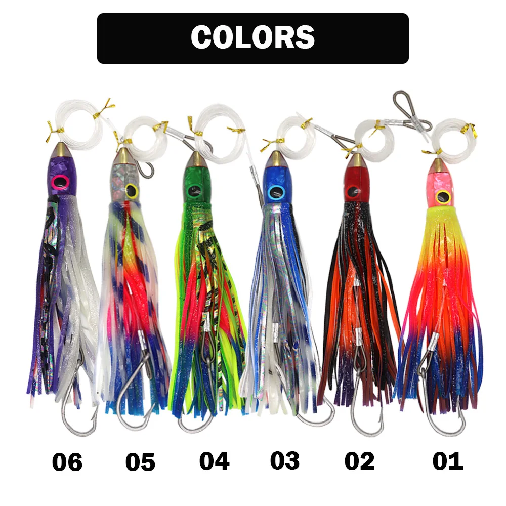 24cm 150g Swordfish Bait Trolling Saltwater Fishing Lure Offshore Deepsea Fishing Hook GT Tuna Wahoo Lures Mahi Marlin Barracuda