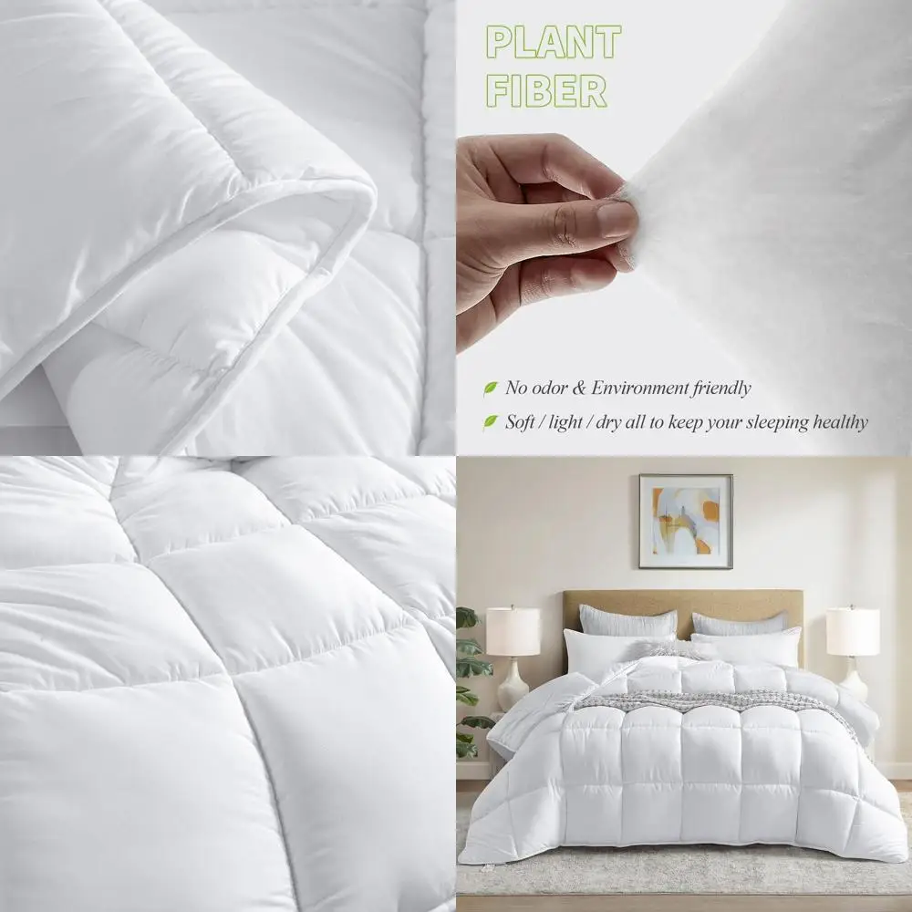 

Зимний очень теплый белый пуховик Queen Size Alternative Comorter, тяжелый всесезонный комфортный пододеяльник iberill 90x90 с Ta