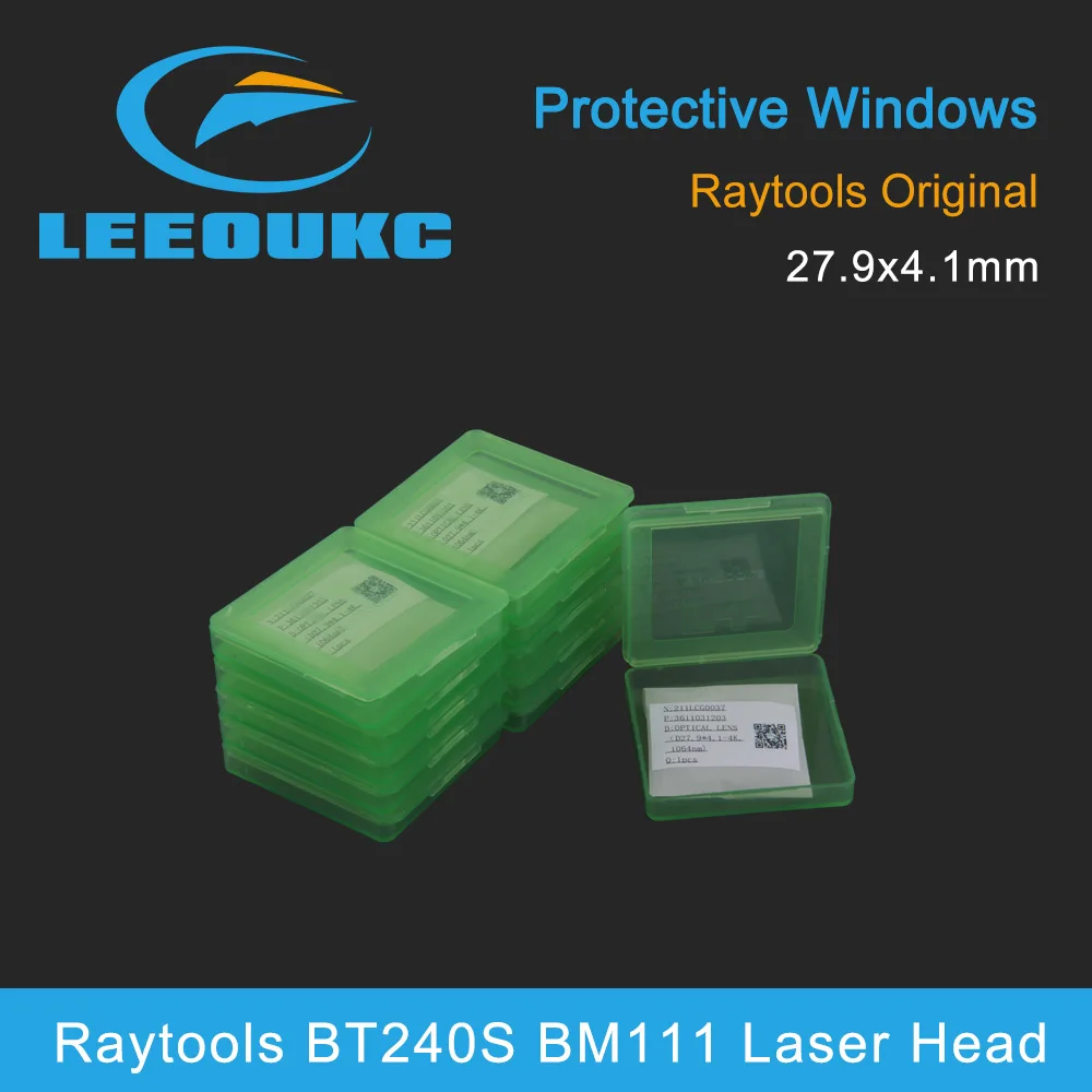 

Лазерная Защитная линза LEEOUKC Raytools/Windows 27,9x4,1 мм для лазерных режущих машин Raytools BT240S BM111 Bodor