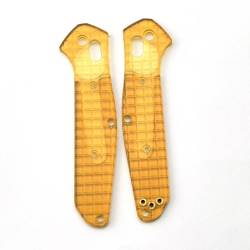 1 Pair Ultem PEI Material Knife Handle Scales for Genuine Benchmade 940 Osborne Knives Handle Modification Accessories