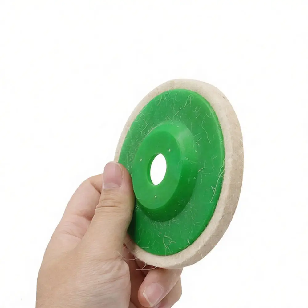 For For QST EXPRESS Felt Polishing Wheel Buffer Pad For Angle Grinder 95 100 Type Rotary Tool Surface Polisher