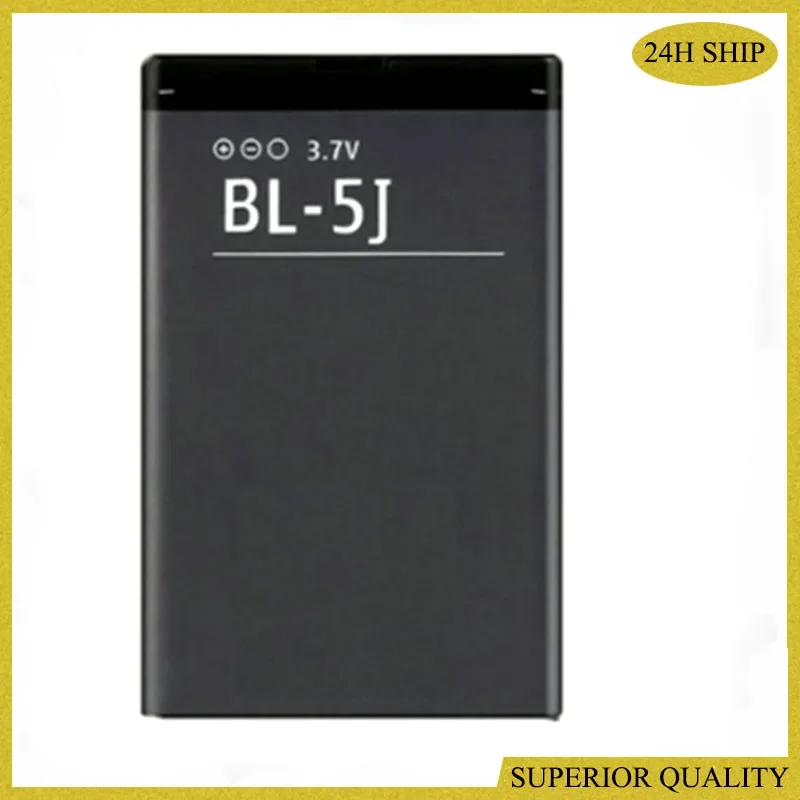 BL-5J Battery for Nokia 5230 5800 5233 3020 XpressMusic BL5J BL 5J N900 C3 Lumia 525 530 520 5900 1320mAh New