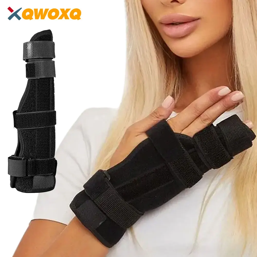 1 Pcs Boxer Finger Splint - Supports Pinky, Ring Knuckles - Straightening for Trigger Finger, Injury, Fracture,Broken,Tendonitis