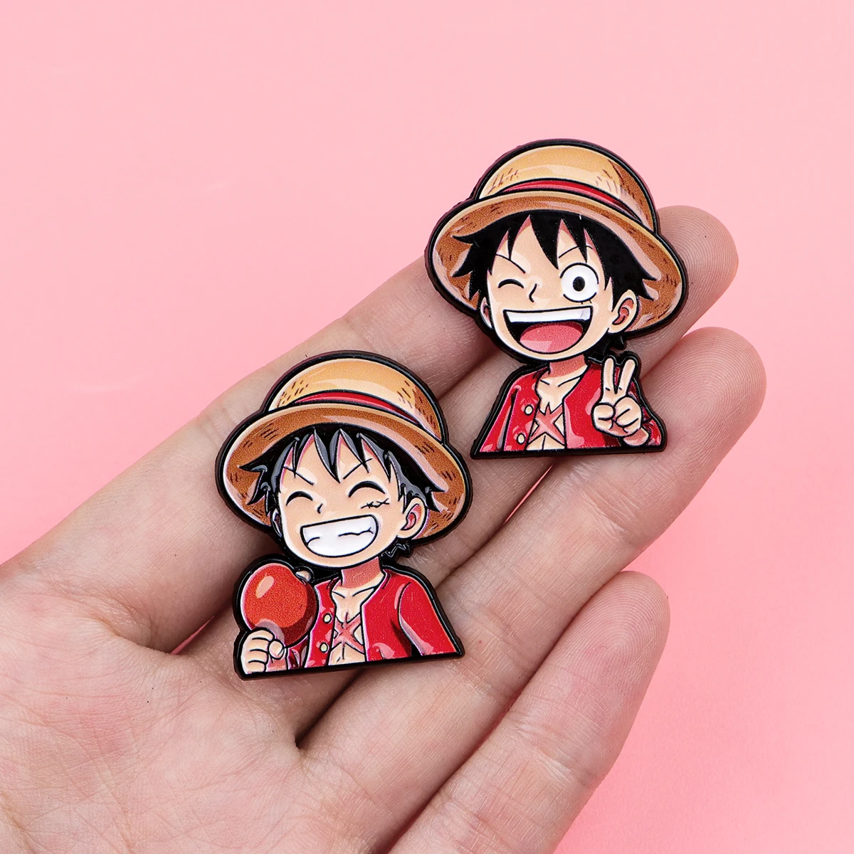 Cool Anime Enamel Pin Cartoon Pirate Badges on Backpack Women's Brooches Hat Lapel Pins Cosplay Accessories  Gifts