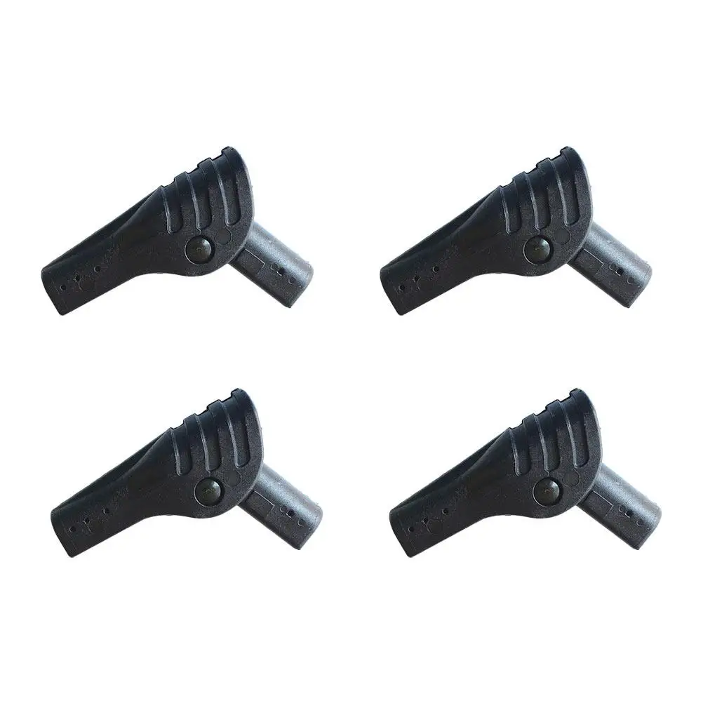 

4 Pcs Tent Joint Connector 8 5mm Black Camping Support Rod DIY Nylon Foldable Joint Tent Accessories Outdoor Gear