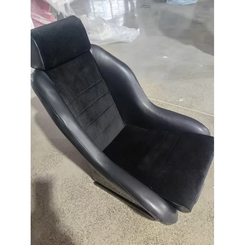 JIABEIR Model 9025 Black PVC Leather Bucket Seat with Headrest