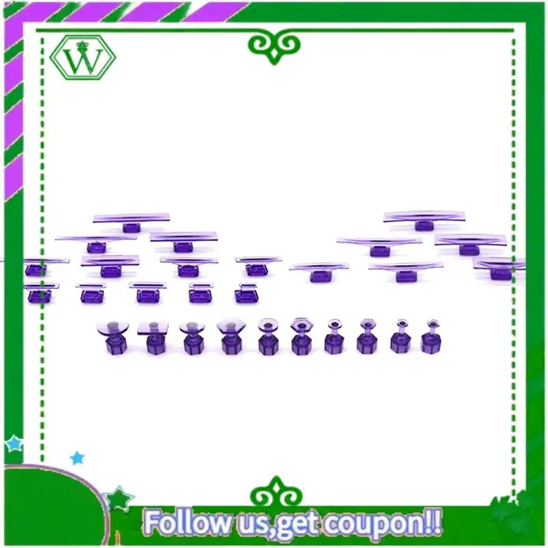 

AC34-28Pc Glue Tabs Dent Lifter Tools Adjustable Handle Puller Paintless Dent Pit For Car Body Auto Paintless Dent Repair Kit