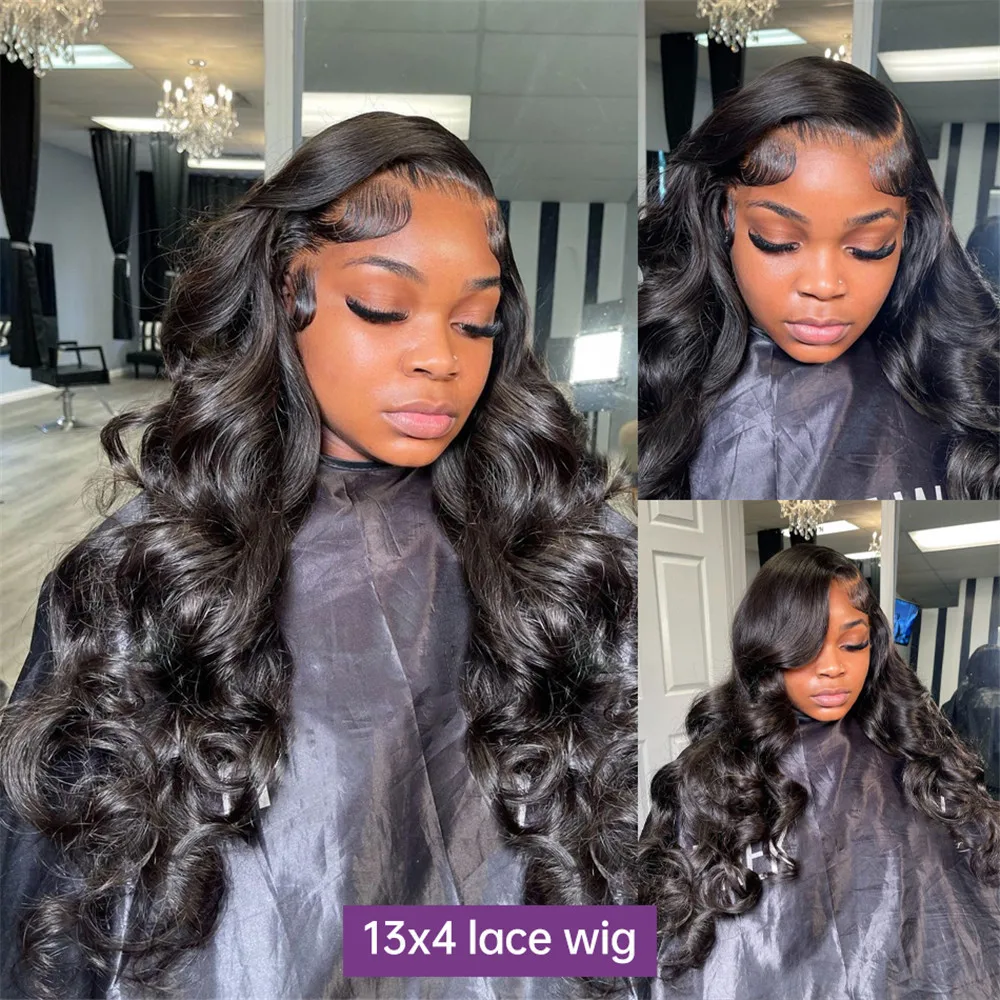 30 Inch Body Wave 13x6 Transparent Hd Lace Front Human Hair Wig Brazilian Remy Body Wave 13x4 360 Lace Frontal Wigs For Women