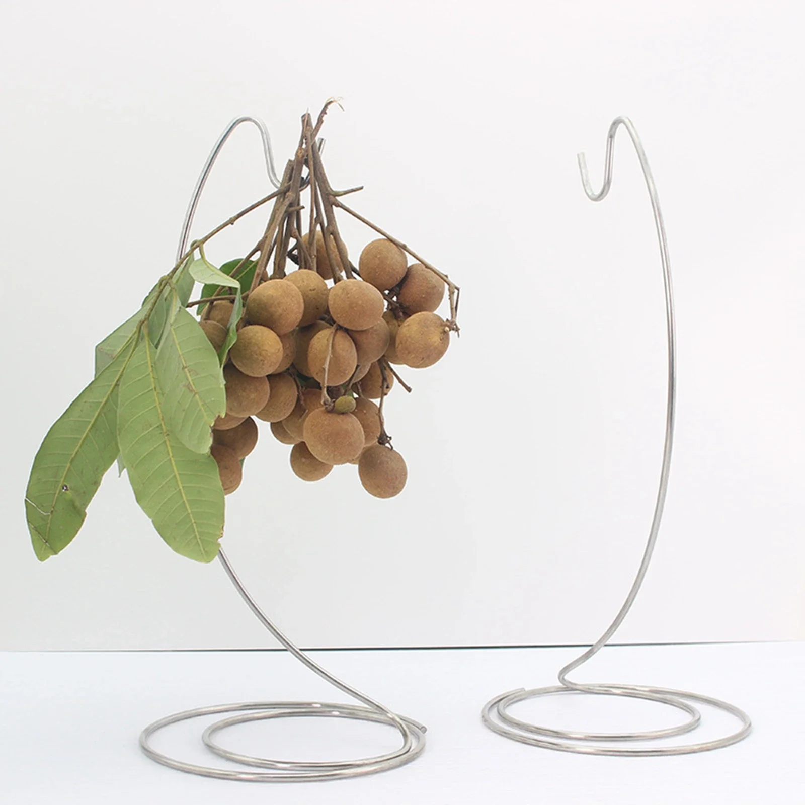 Stainless Steel Banana Tree Stand Hook Creative Draining Accessories Holder Fruit  for MultiuseKitchen  Countertop Drain stopper