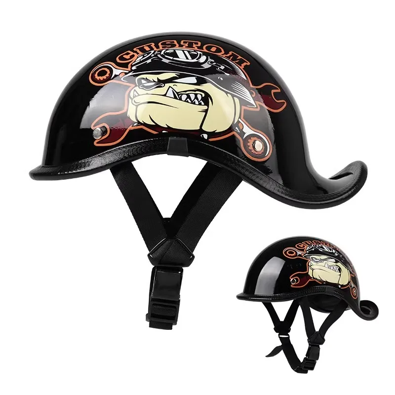 

VGV L08 Retro helmet, scoop helmet Japanese style four seasons helmet safe riding personalized half helmet