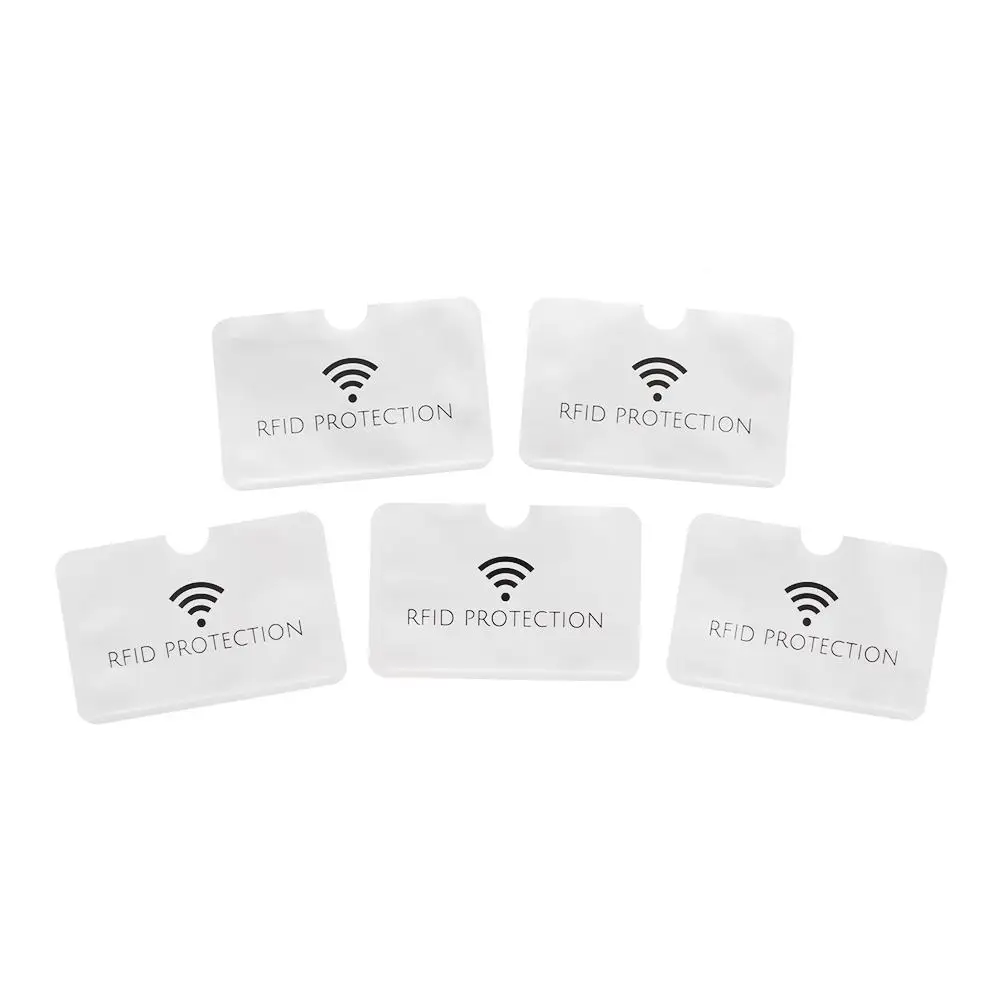 10/20pcs Safety Wallet Blocking Reader Aluminium ID Card Holder Anti-theft Card Case Anti Rfid