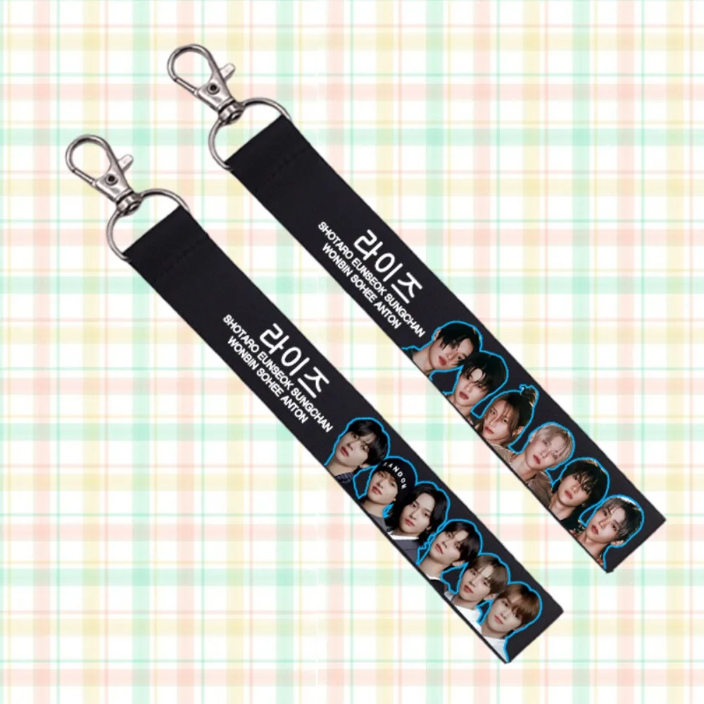 1pcs R IIZE Laser Letter Printing Phone Strap Name Strap SHOTARO EUNSEOK SUNGCHAN WONBIN SEUNGHAN SOHEE ANTON Backpack Acces