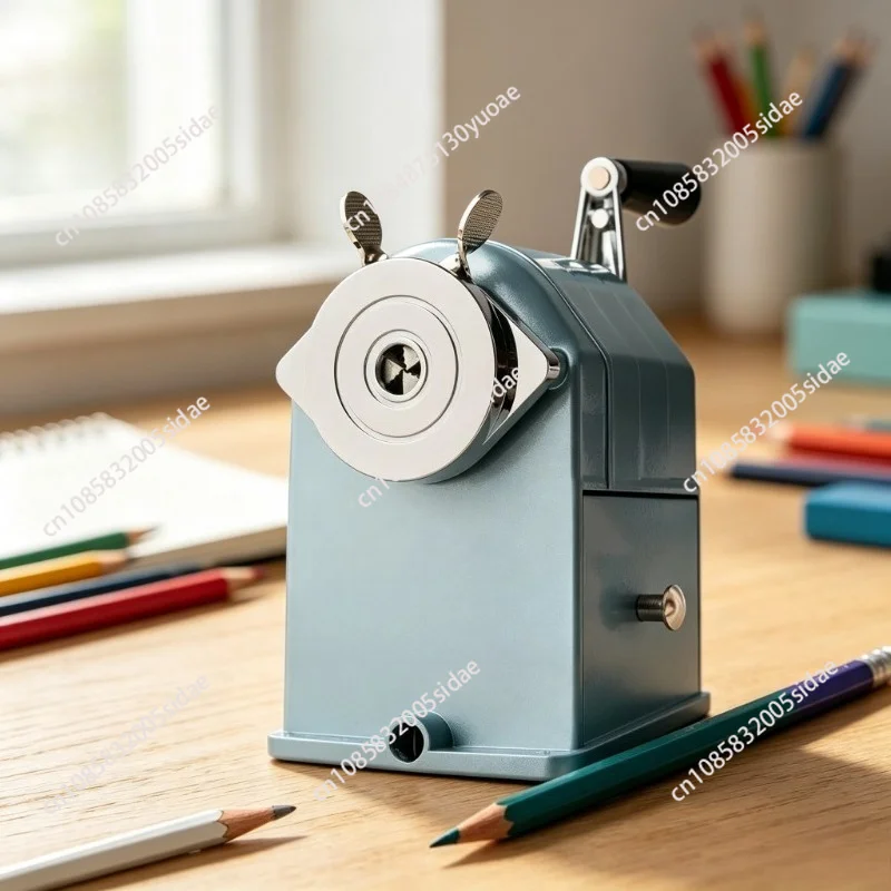 Pencil Sharpener Metal Handheld Portable Compact Lightweight Durable High Precision Efficient For Colored Pencils School Office