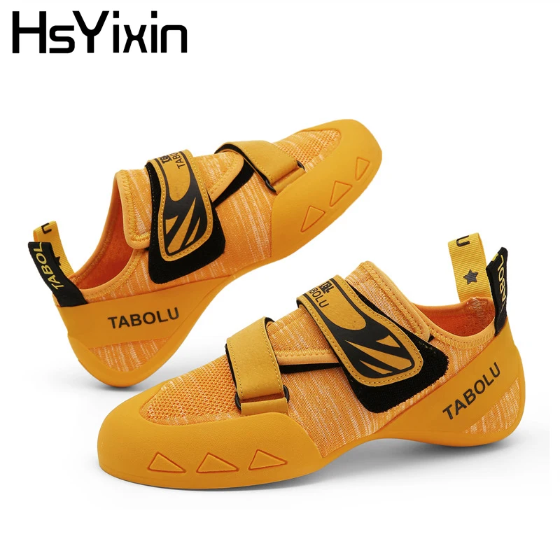 

Adult Rock Climbing Shoes Entry Level Indoor Outdoor Professional Bouldering Training Breathable Anti-slip Climbing Footwear