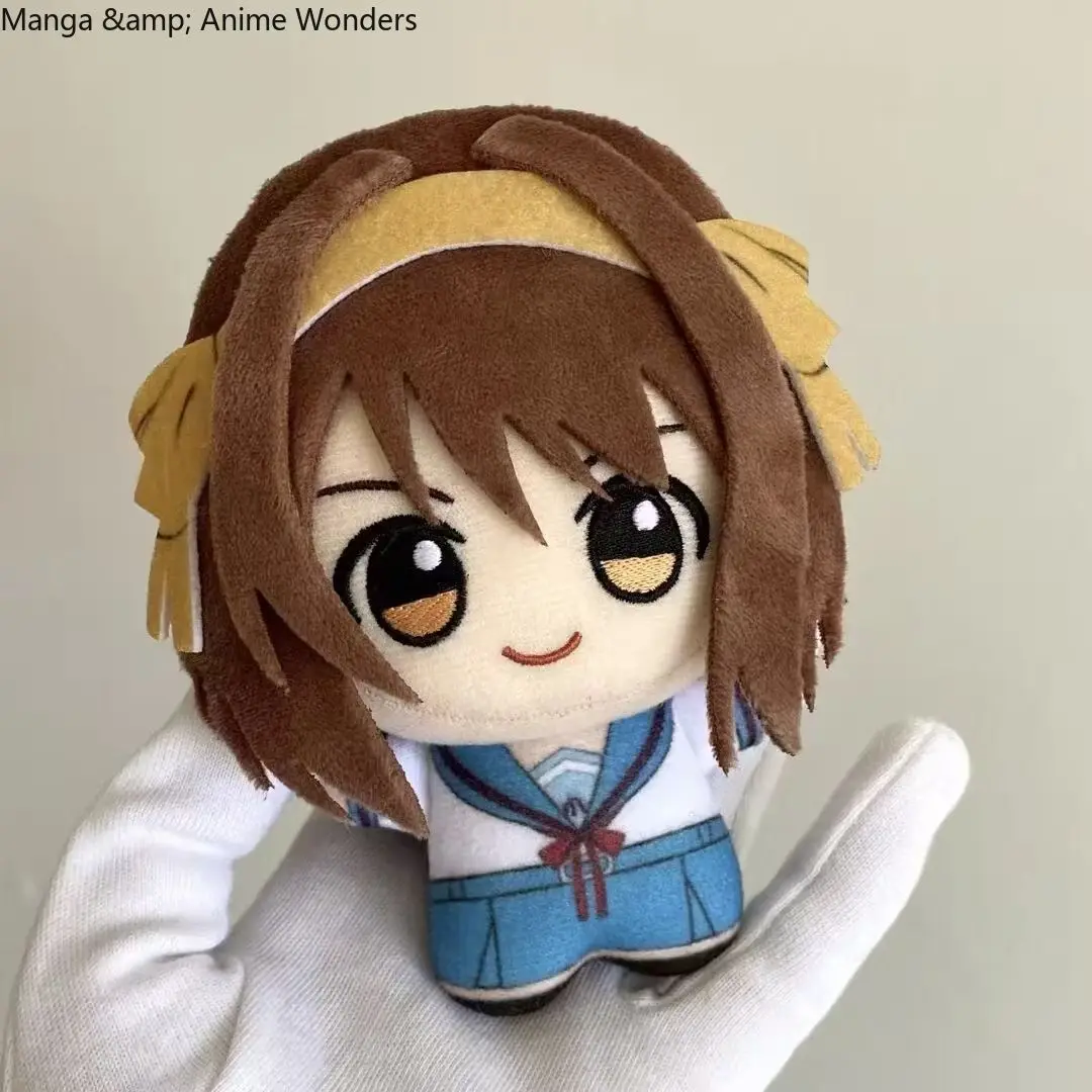 Regalos de Navidad, Juego de Anime, Figura de Dibujos Animados de Suzumiya Haruhi, Llavero con Colgante, Cadena para Teléfono, Regalos de Cosplay, Halloween, Regalo de Cumpleaños