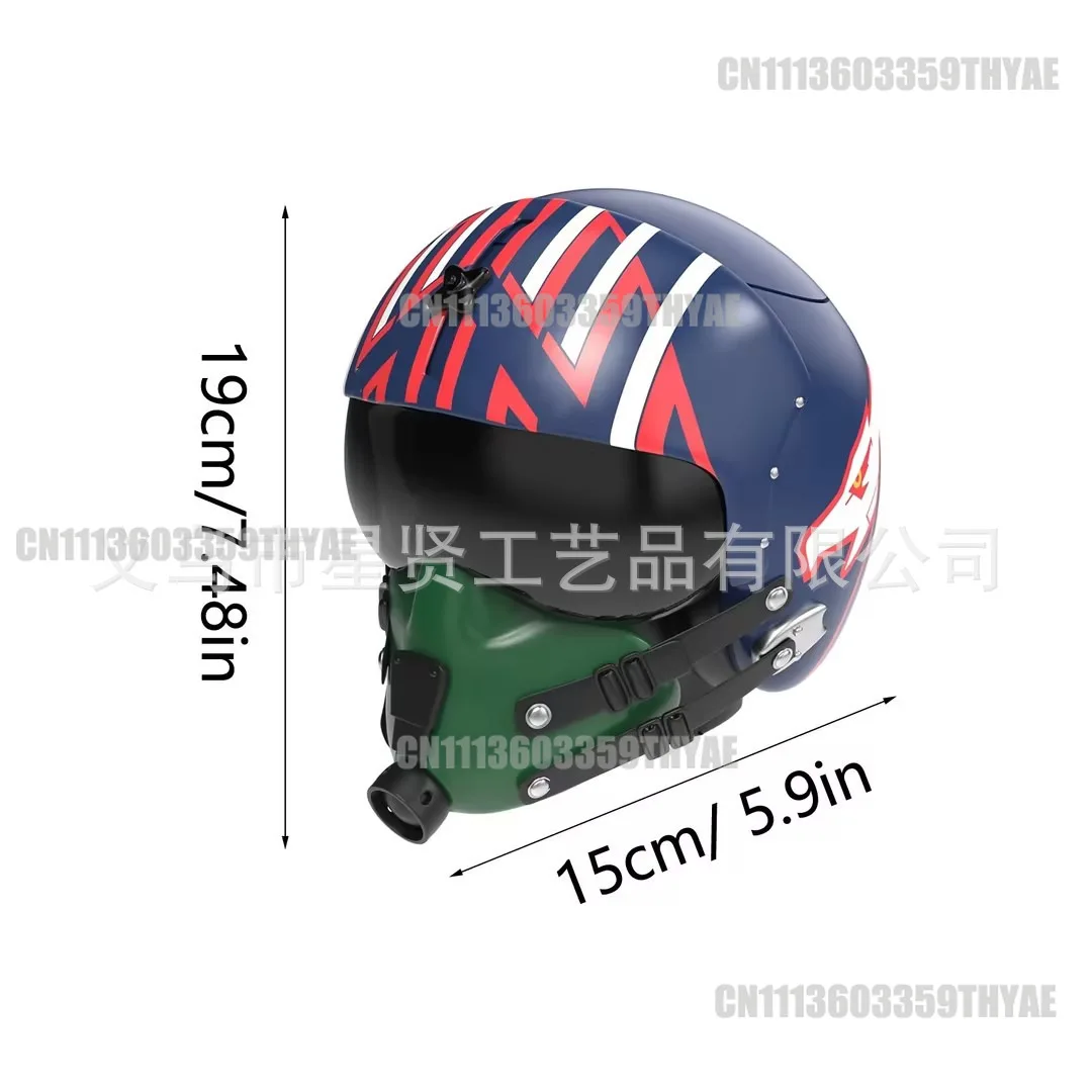 Top Gun 40th Anniversary Edition Goose Helmet Popcorn Bucket Creative Snack Bucket home decor ornaments