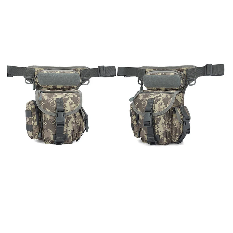 Tactical Drop Leg Bag 900D Waterproof Oxford Multi-purpose Thigh Pack for Motorcycle Hiking Hunting