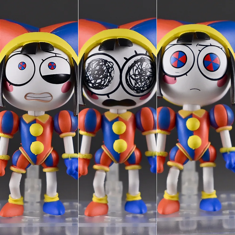 2583 شخصيات بومني المذهلة السيرك الرقمي عمل الشكل تمثال تمثال نموذج الدمى جمع غرفة ديكورا لعب الاطفال Cifts