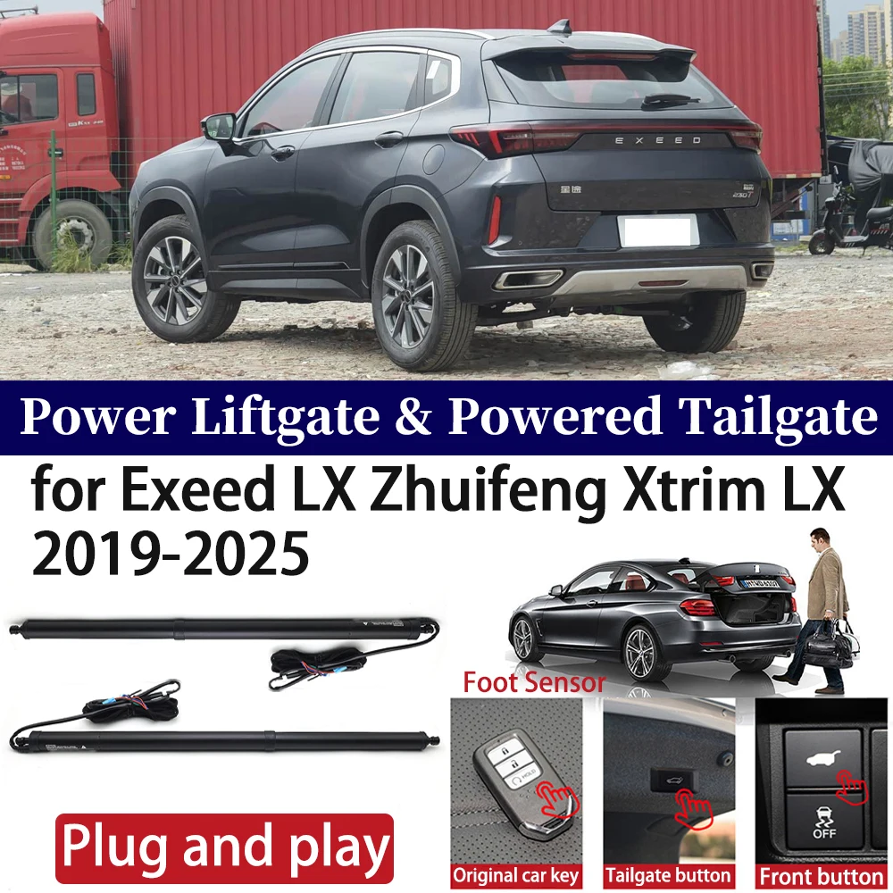 

ZhuCamX for Exeed LX Zhuifeng Xtrim LX 2019-2022 Car OEM Power Liftgate Automatic One-Click Powered Tailgate Strut Plug and paly