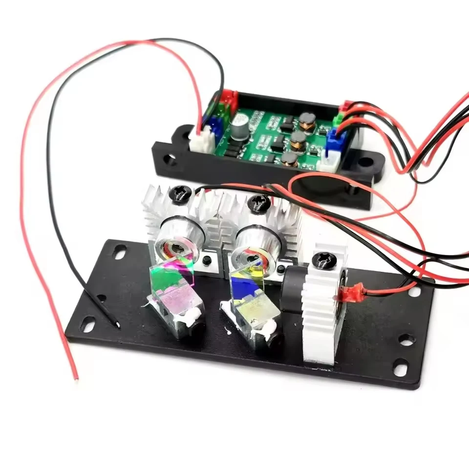 RGB Laser Module White Lighting Red/Green/Blue Diode  Integrated 200mW with 12V Driver TTL