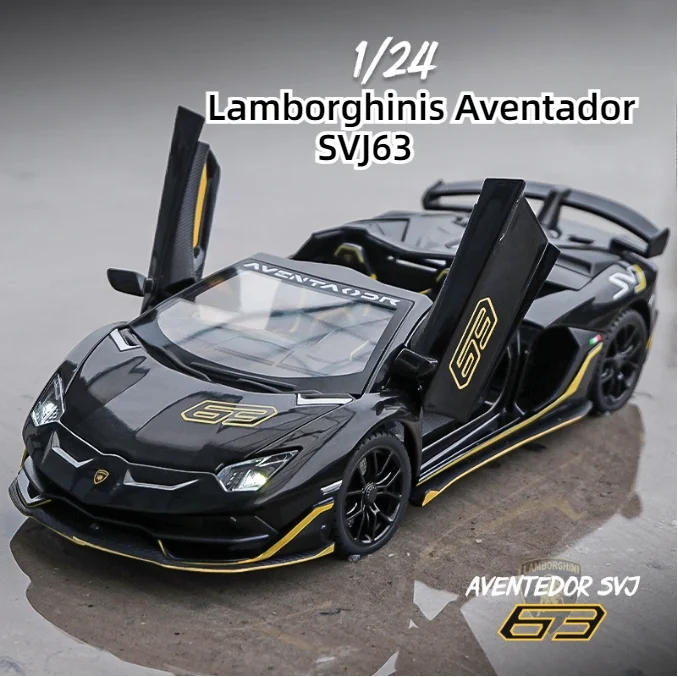 

Модель автомобиля Lamborghinis чжурный SVJ63 из сплава, 1:24