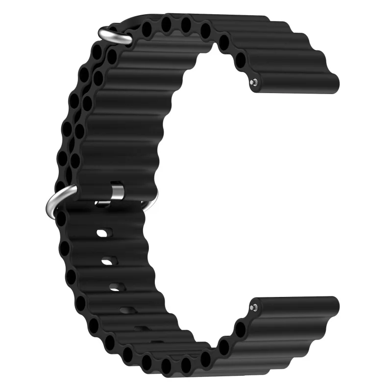 Ocean Band for Samsung Galaxy Watch 6 5 4 40mm 44mm/6 Classic 47mm 43mm/22mm 20mm Bracelet Galaxy 4 Classic Silicone Sport Strap image 2